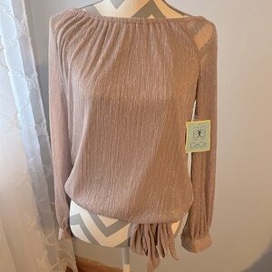 NWT CeCe long sleeve blouse